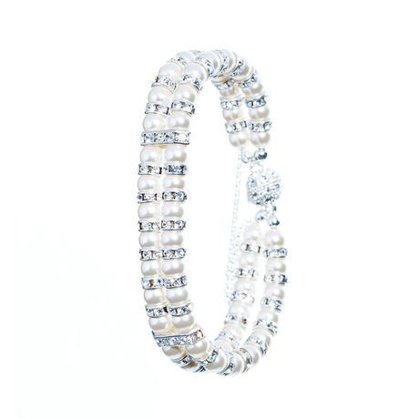 Azure Katie Double Wedding Bracelet