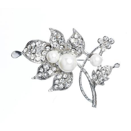 Azure Rosalind ff Brooch Wedding Headpiece