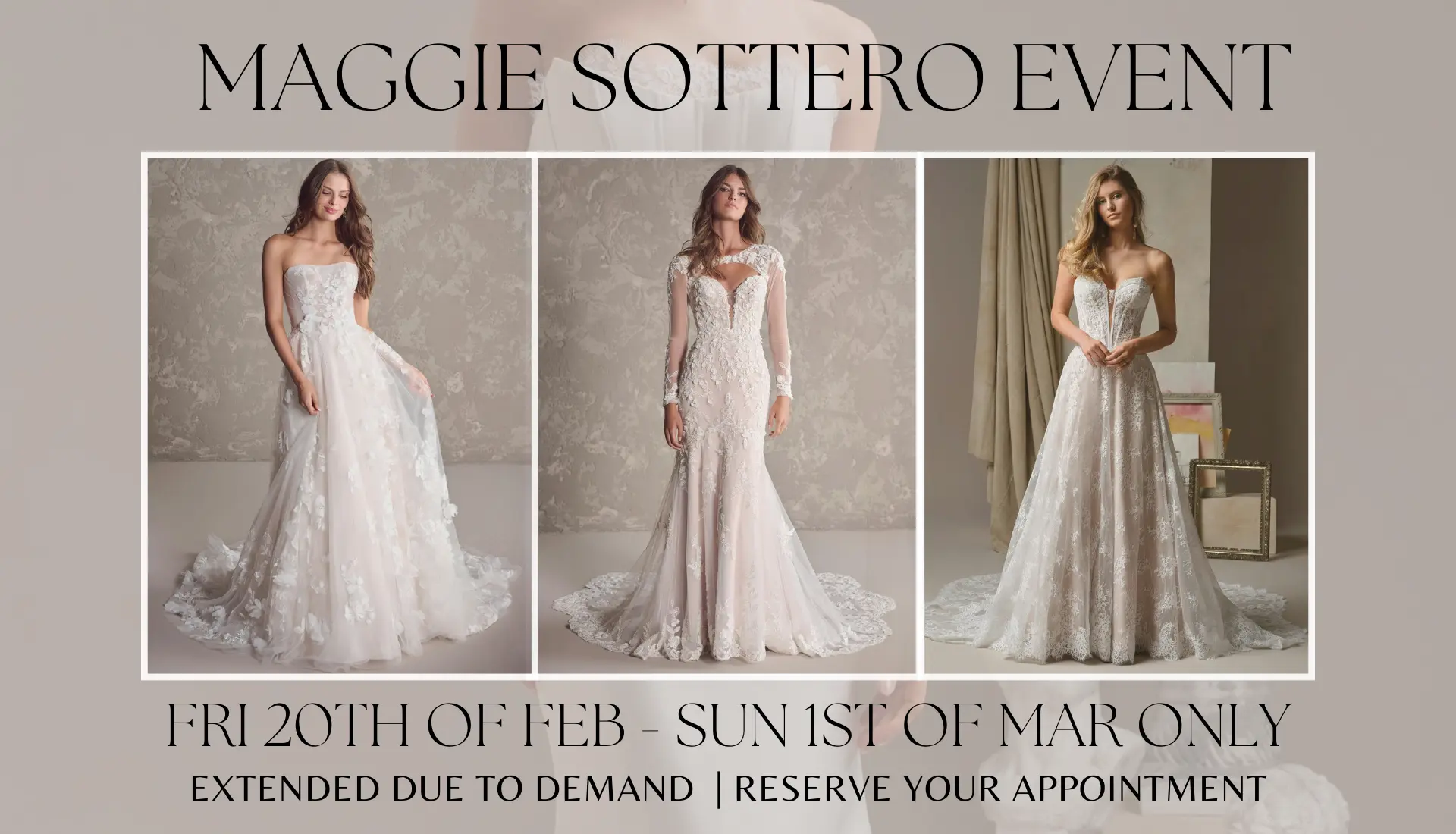 MAGGIE SOTTERO DESIGNER EVENT EXTENDED