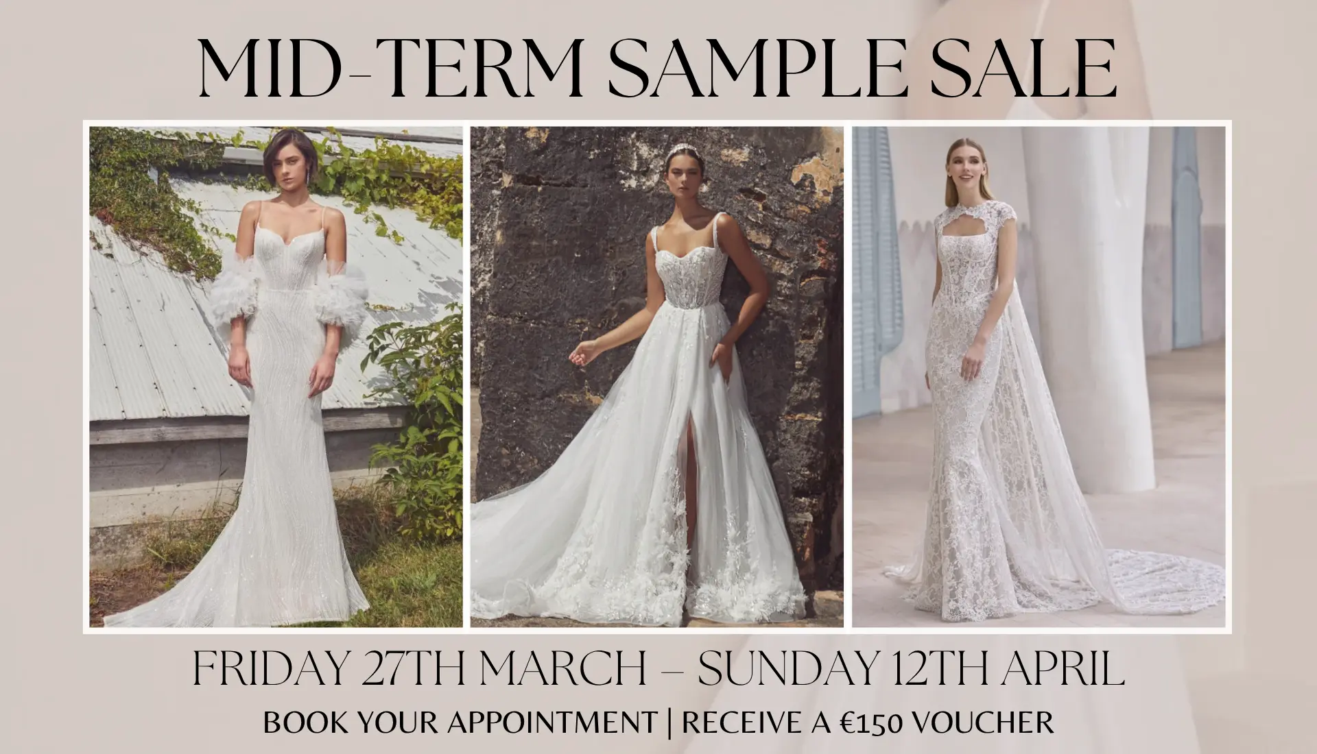 Mid-Term Sample Sale 27 Mar – 12 Apr