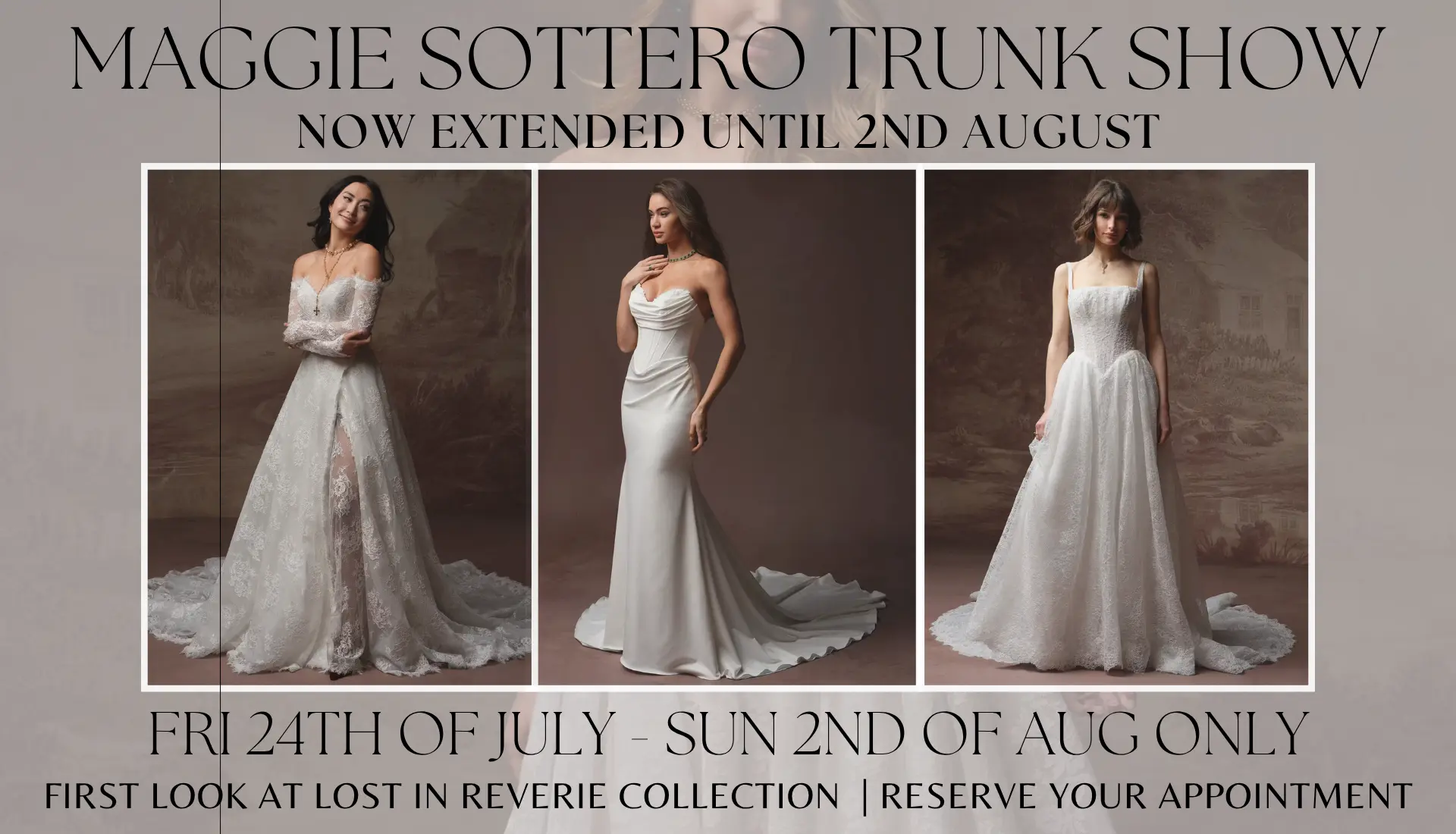 Extended Maggie Sottero's Trunk Show - New Fall 2026 Collection